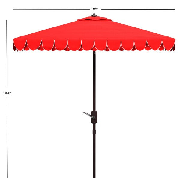Elegant Valance 7.5 Ft Square Umbrella