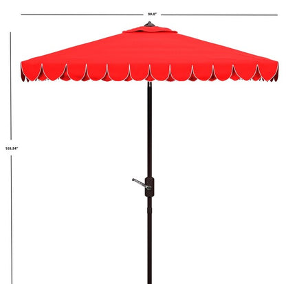 Elegant Valance 7.5 Ft Square Umbrella