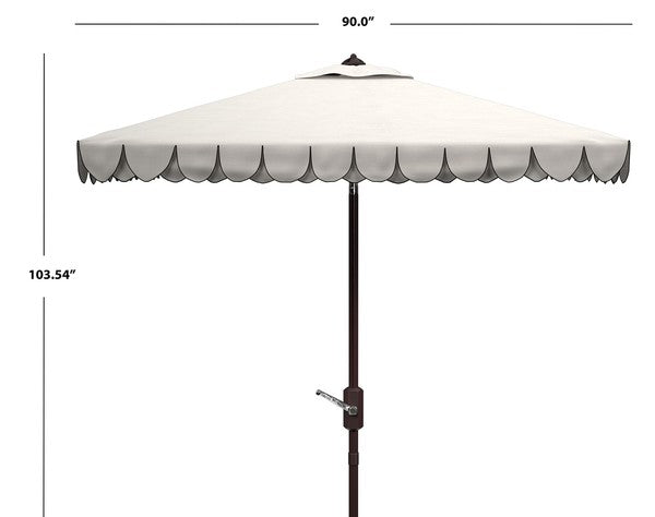 Elegant Valance 7.5 Ft Square Umbrella