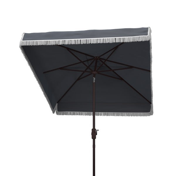 Milan Fringe 7.5 Ft Square Crank Umbrella