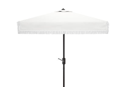 Milan Fringe 7.5 Ft Square Crank Umbrella