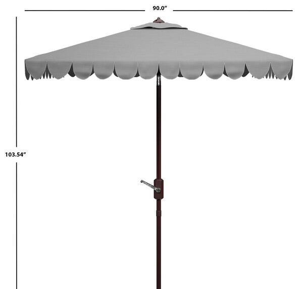 Venice 7.5 Ft Square Crank Umbrella