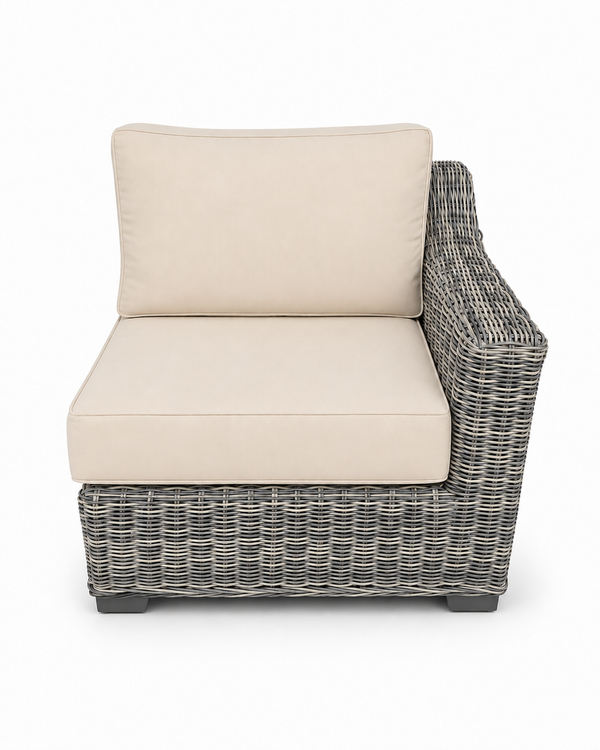 Seacoast Wicker Left-Arm Chair